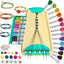 Kit fabricación pulseras amistad niños con hilos y cuentas