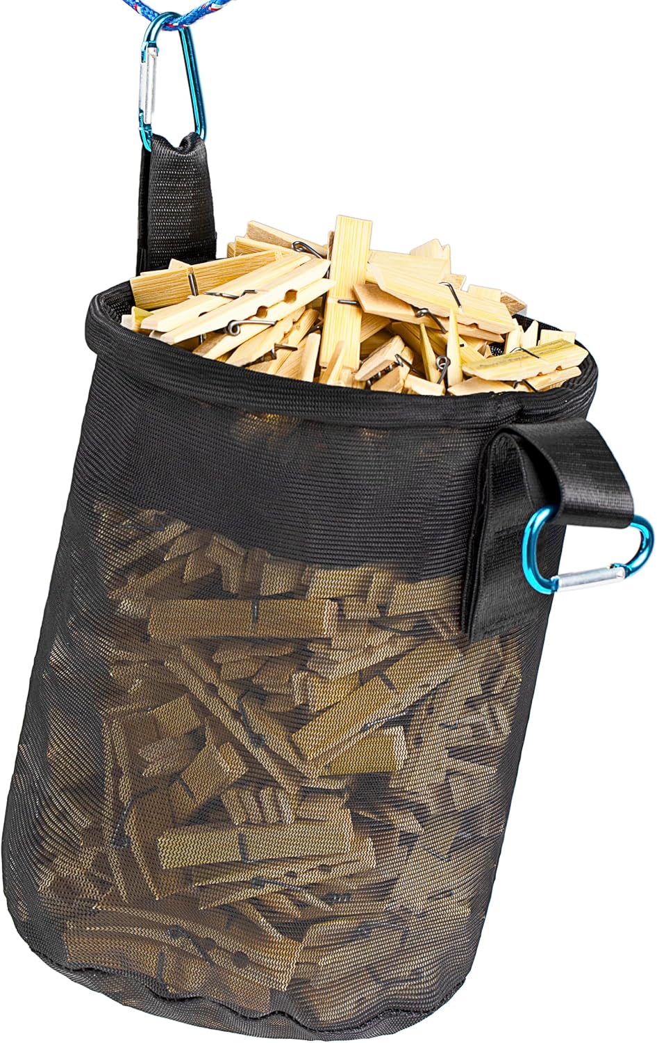Soporte malla para colgar ropa exterior con bolsa cierre