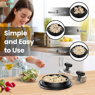 Desmenuzadora de pollo 10pulg profesional con cepillo