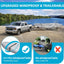 Funda kayak 600D resistente desgarro impermeable 10.8-12pulg gris