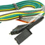 Paquete cableado arnés remolque 4 planos color plata