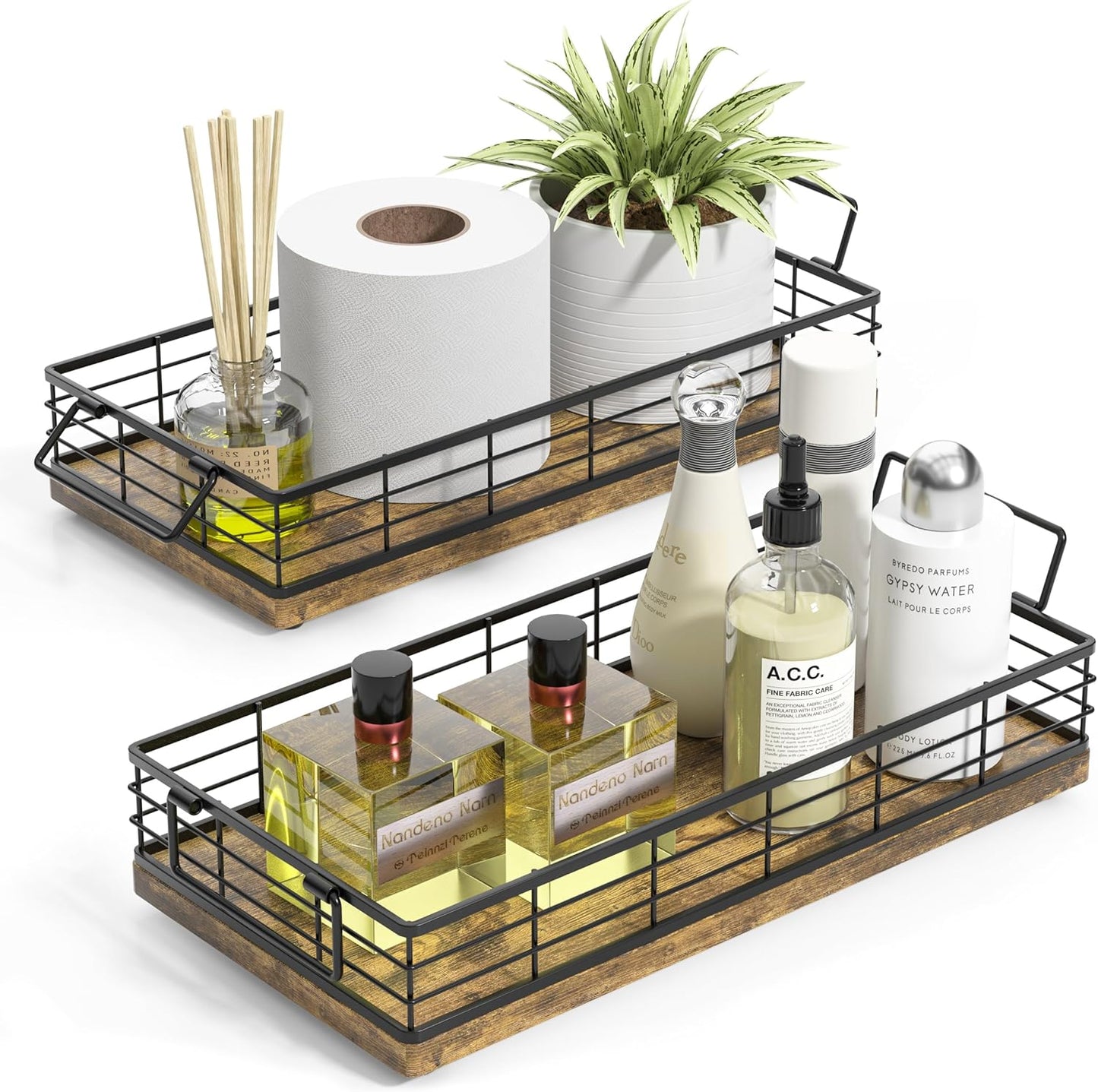 Cesta papel higiénico 13" organiz. baño cocina