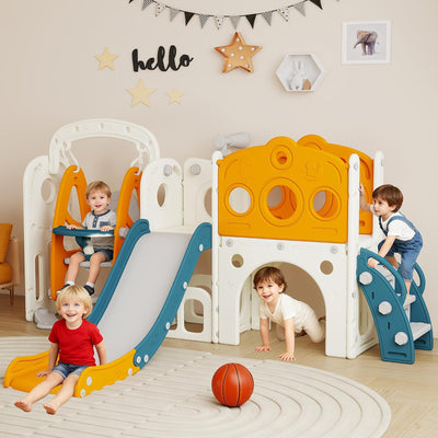 Set 9en1 Tobogán y Columpio para Niños 1-3 Años