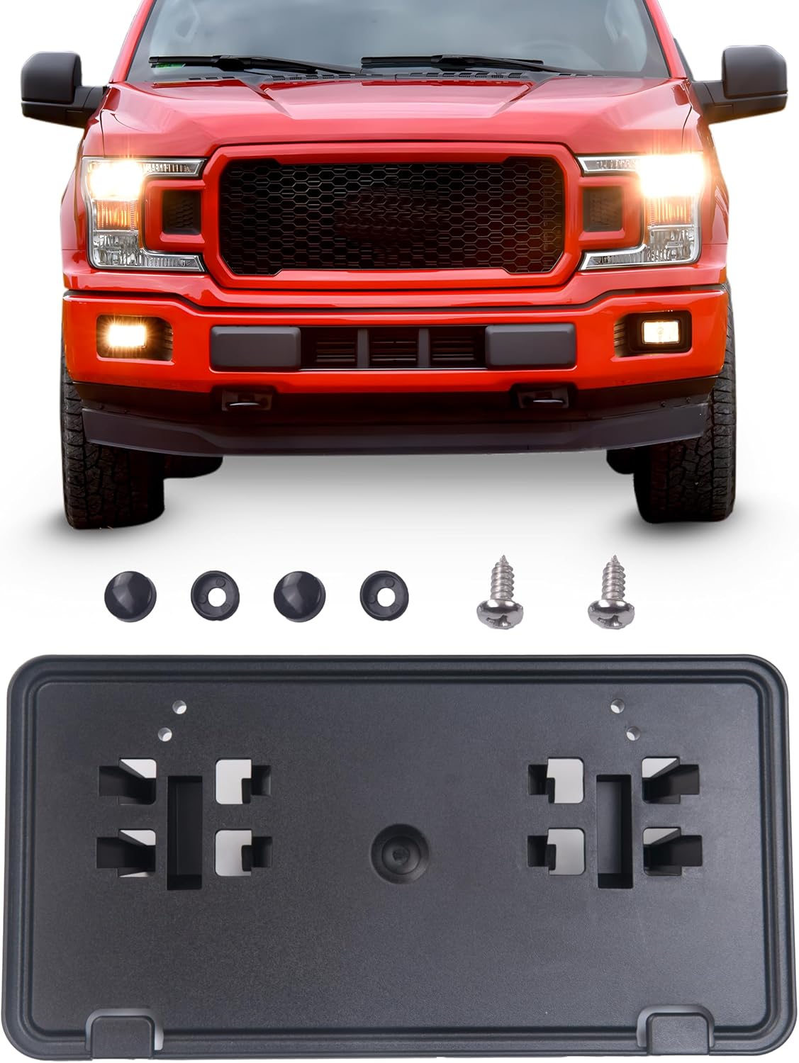 Soportes placa matrícula Ford F-150 JL3Z-17A385-BA