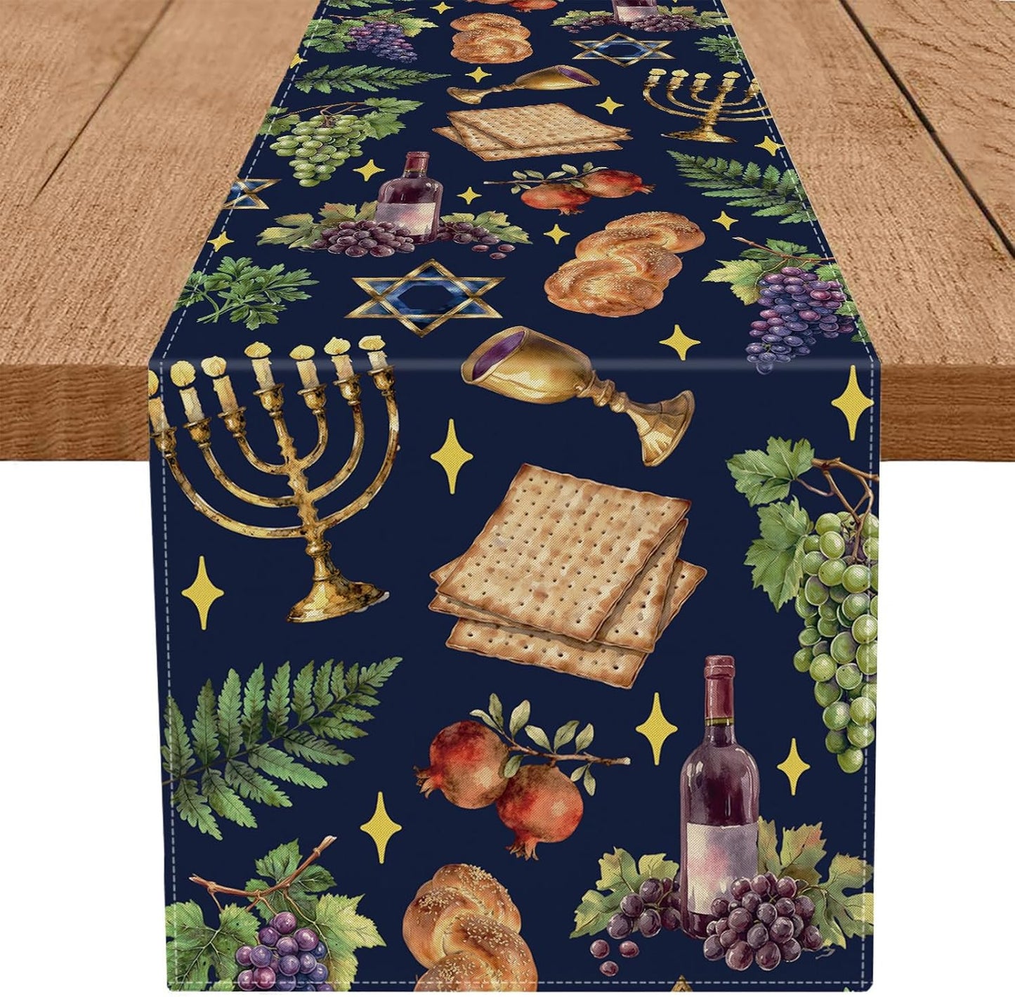 Camino Mesa Pascua Estrella David 13x72pulg