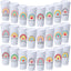 24 Pzas Tazas Café 16oz con Tapa Blanco Arcoíris