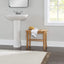 Taburete de Bambú para Baño Color Marrón