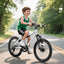 Bicicleta montaña niños 20/24pulg 7 vel. susp. freno disco