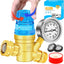 Regulador presión agua RV con mango ajustable y medidor aceite