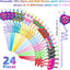 24 Pzas Decoraciones Fiesta Años 50 Pajitas Retro Sock Hop