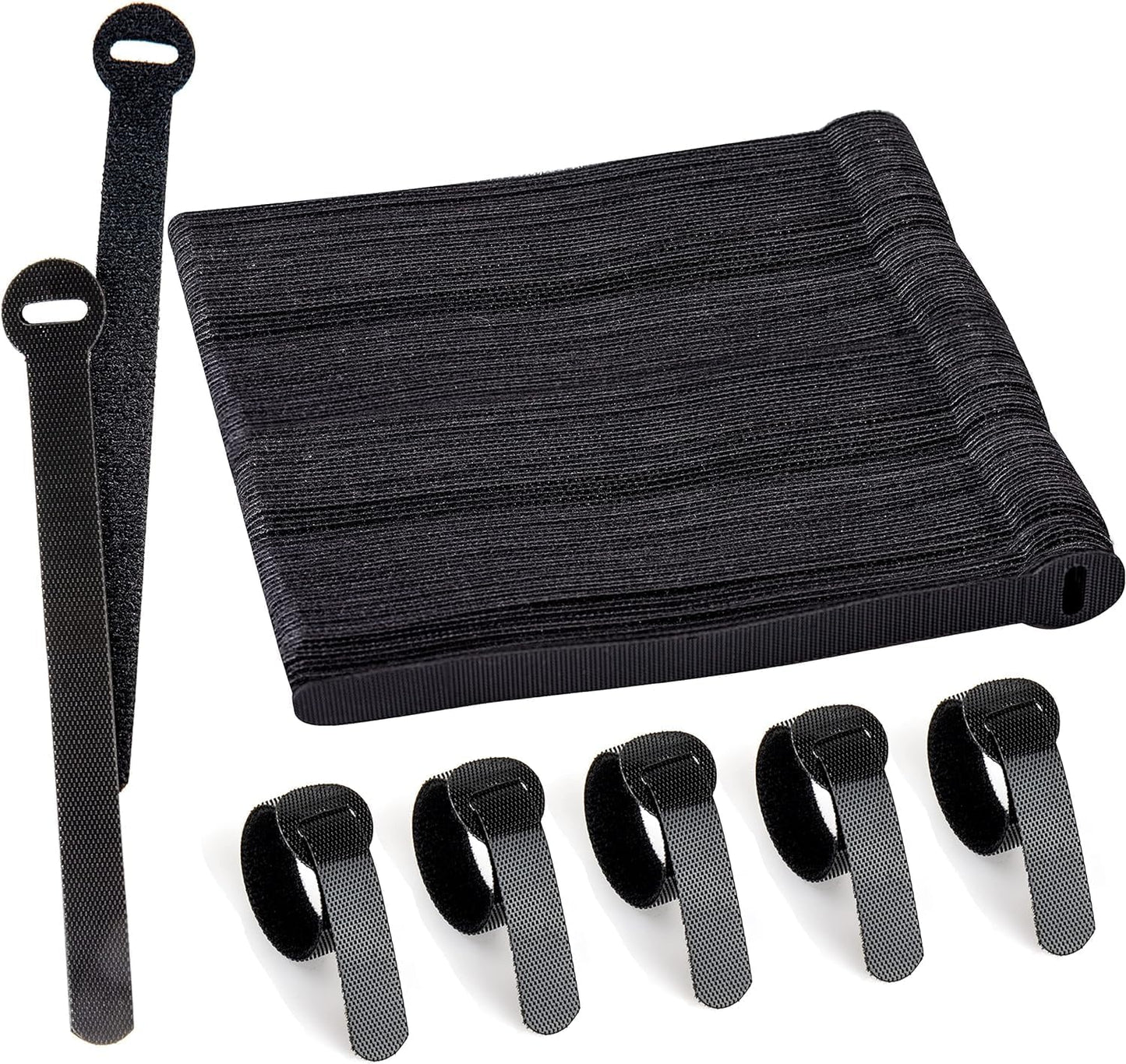 120 Bridas Reutilizables para Cables PC TV