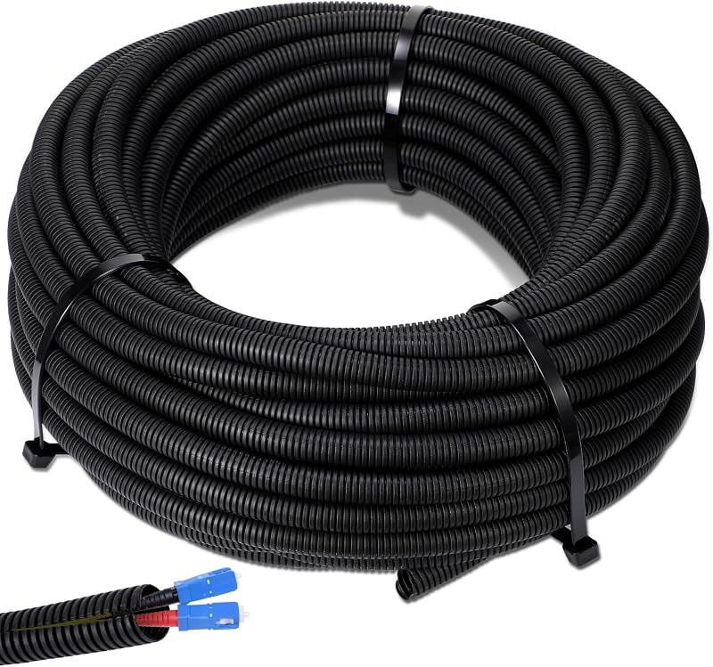 Protector cable telar alambre 3/8" 500pies negro