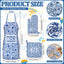 Juego accesorios cocina Pascua delantal soporte ollas guantes