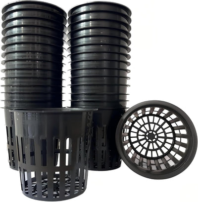 30 Macetas Red 4" Hidropónicas para Cultivo Interior
