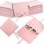Bolsas joyería 12 pzas microfibra 8x8cm con cuerdas