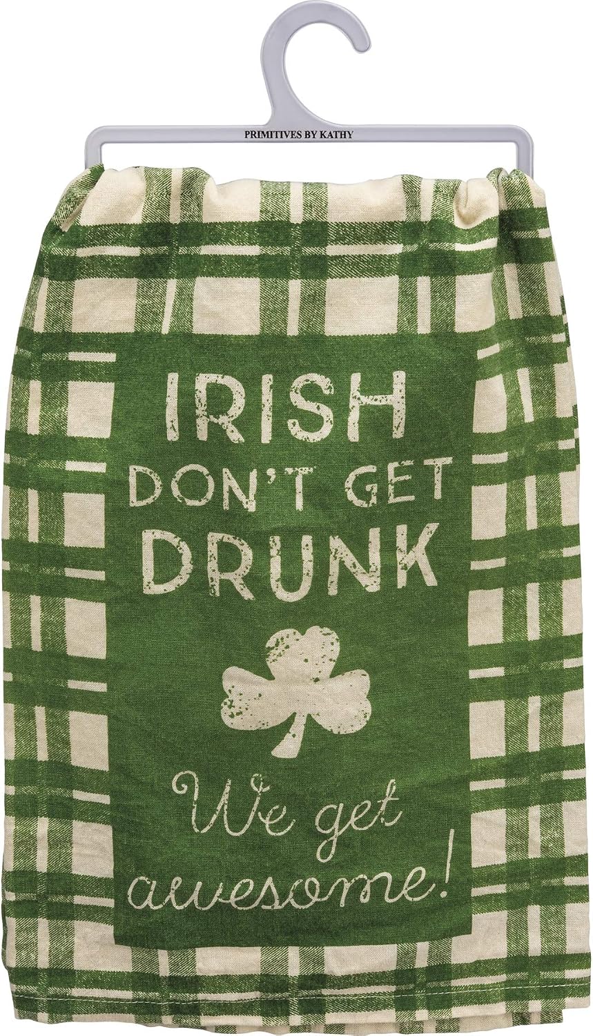 Toalla para platos con mensaje irlandés