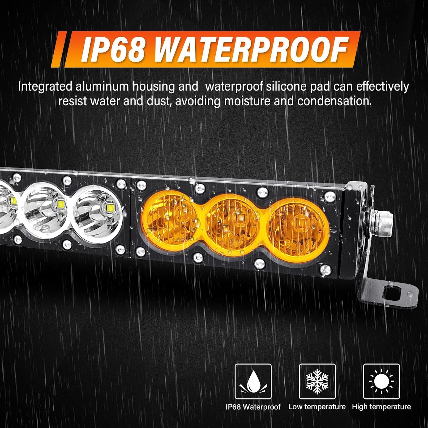 Barra LED 44pulg 24000lúmenes camión ATV
