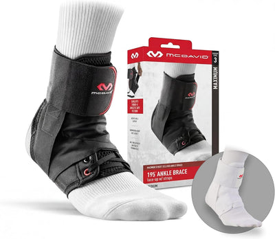 Tobillera figura 8 con cordones para hombres y mujeres