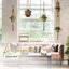 4 Colgadores Macramé para Macetas Boho Decoración Hogar