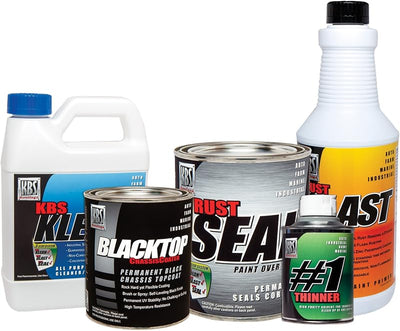 Kit pintura chasis todo en uno color negro satinado