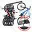 Soporte techo bicicletas 51" 6 gancho negro acolchado