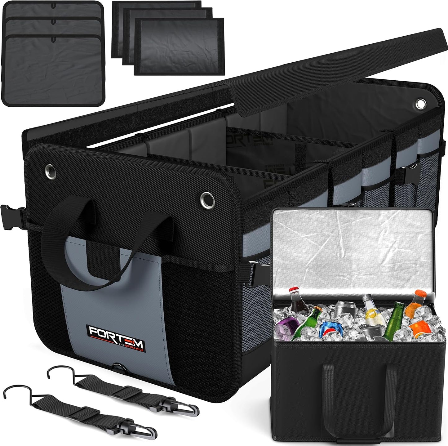 Organiz. maletero SUV 110L plegable antiderrap