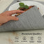 Manteles individuales PVC antideslizantes para comedor set 8