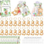 Set 50 regalos baby shower temática oso con letrero y tarjetas