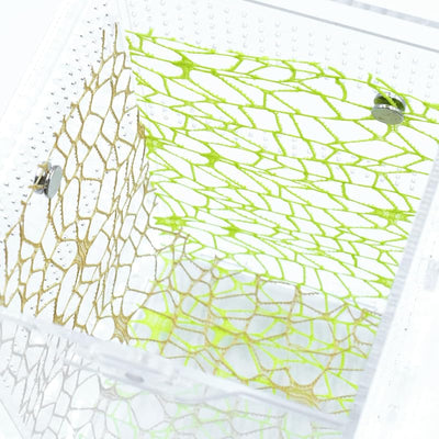 Accesorios recinto araña saltadora 6 pzas red con imanes