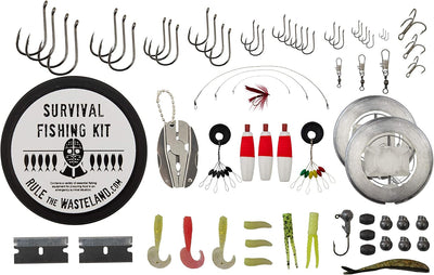 Kit pesca supervivencia lujo
