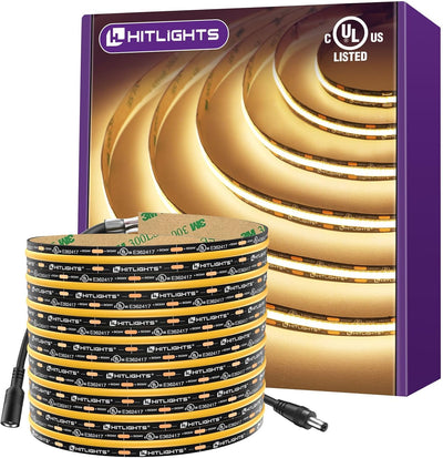 Tira luces LED COB 3000K 2400LED IP30 cocina