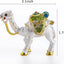 Figura camello bisagras cristal decoración desierto