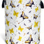 Cesta plegable tela Oxford con mariposas 17.7x13.7