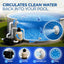 Kit retorno piscina suelo adaptador manguera acero inox