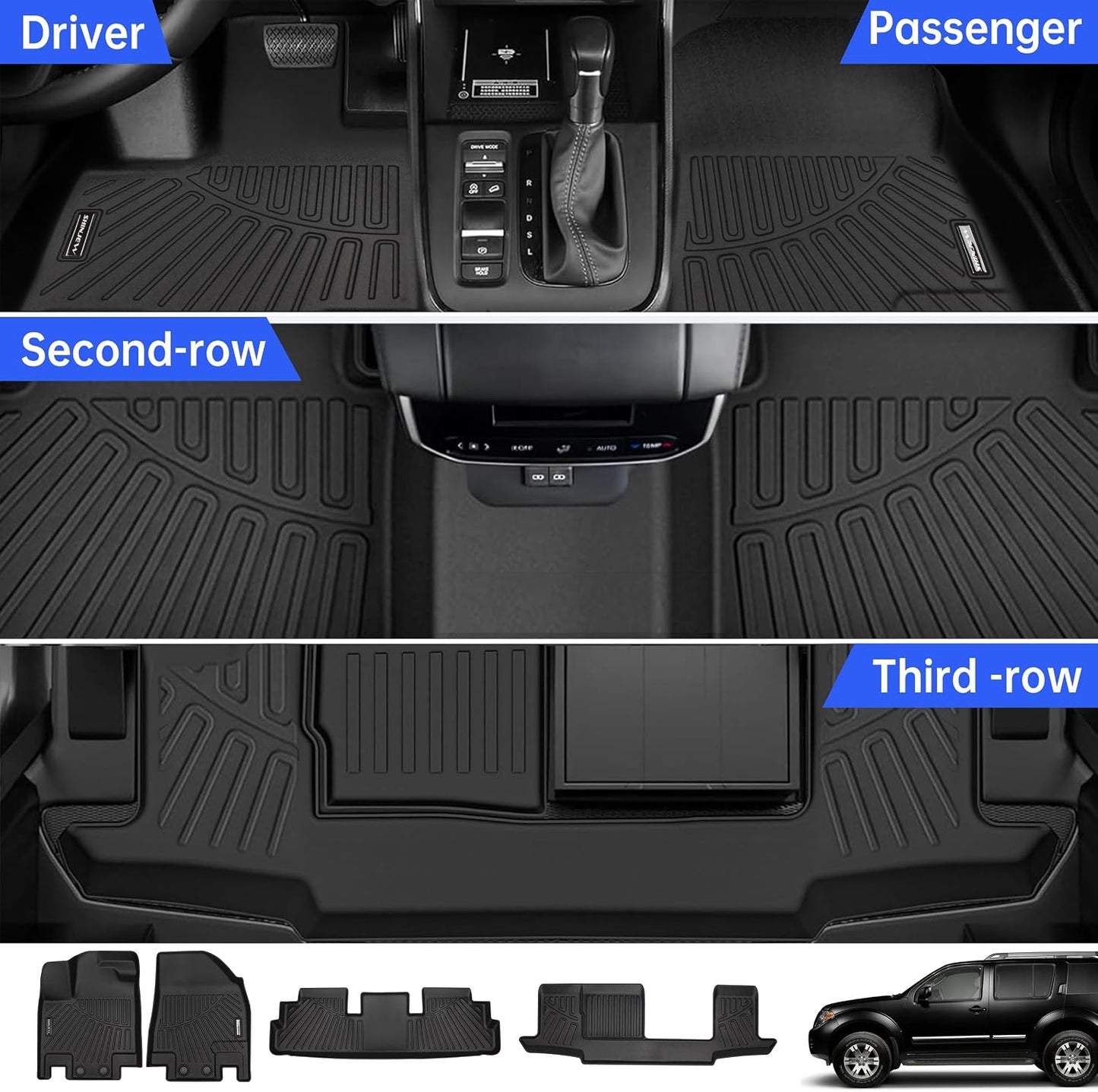 Alfombrilla suelo maletero Nissan Pathfinder 22-25