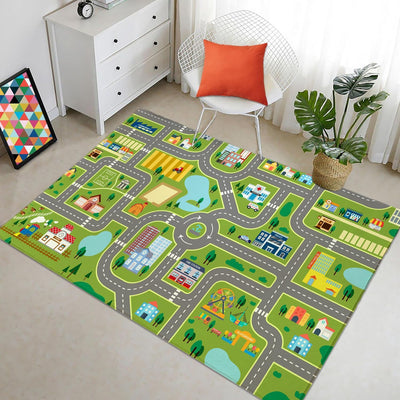 Alfombra antiderrap para niños 3x5pies