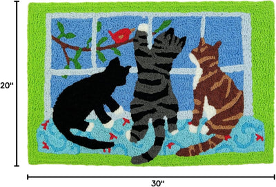 Alfombra decorativa gatos 20x30pulg