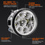 Luz antiniebla LED Infiniti G37 55W blanco set 2