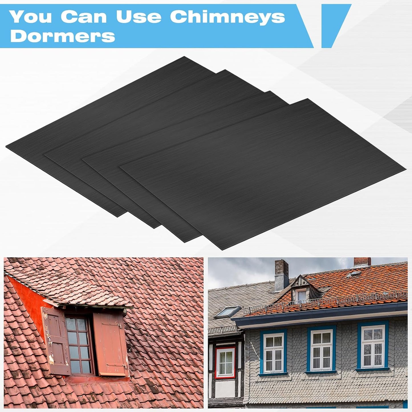 20 Pzas Chapa Aluminio 5x7pulg Intermitencia Negro