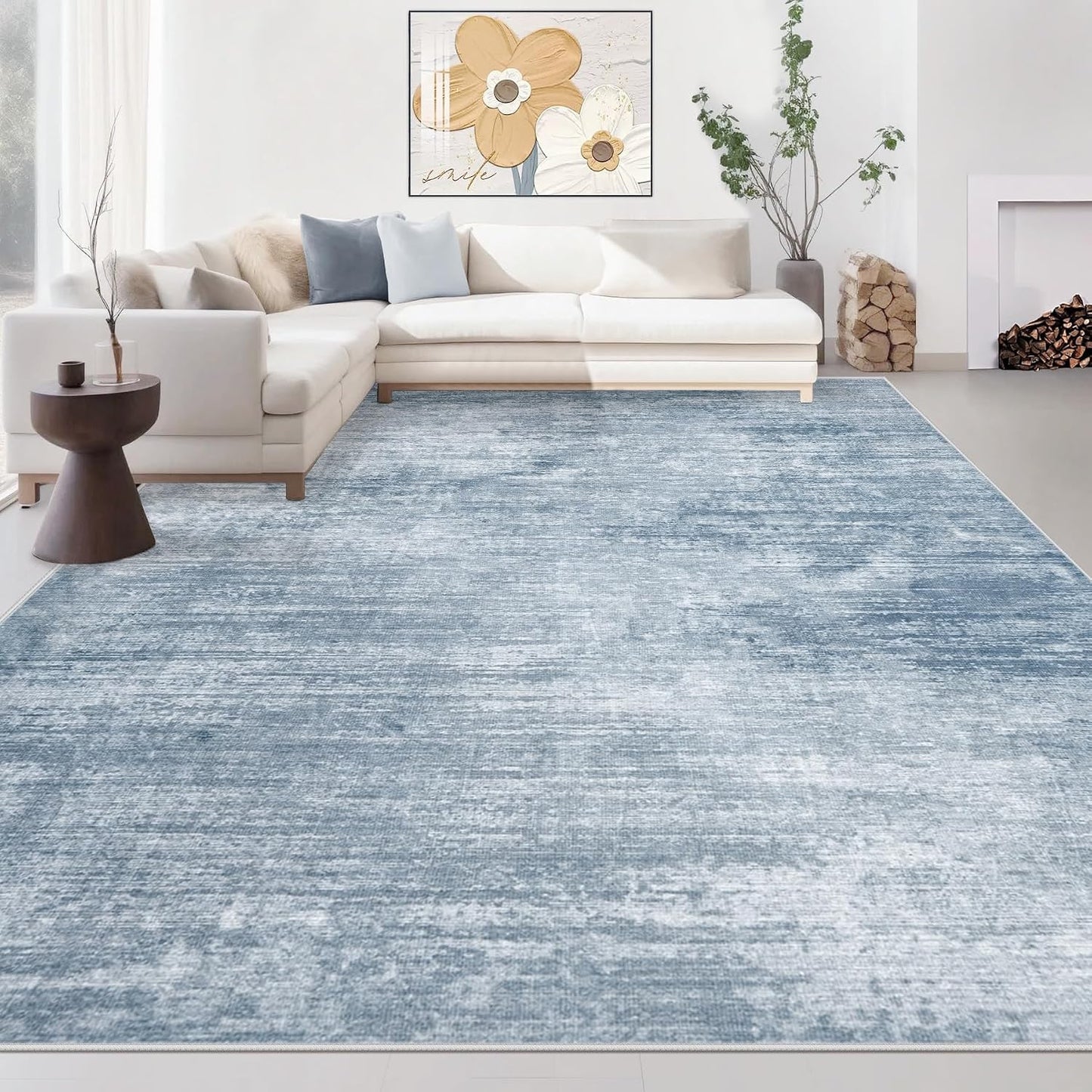 Alfombra 8x10ft sala dormitorio cocina antiderrap lavable