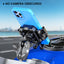 Soporte teléfono motocicleta anti vibración bola 1" 5.2-7.2