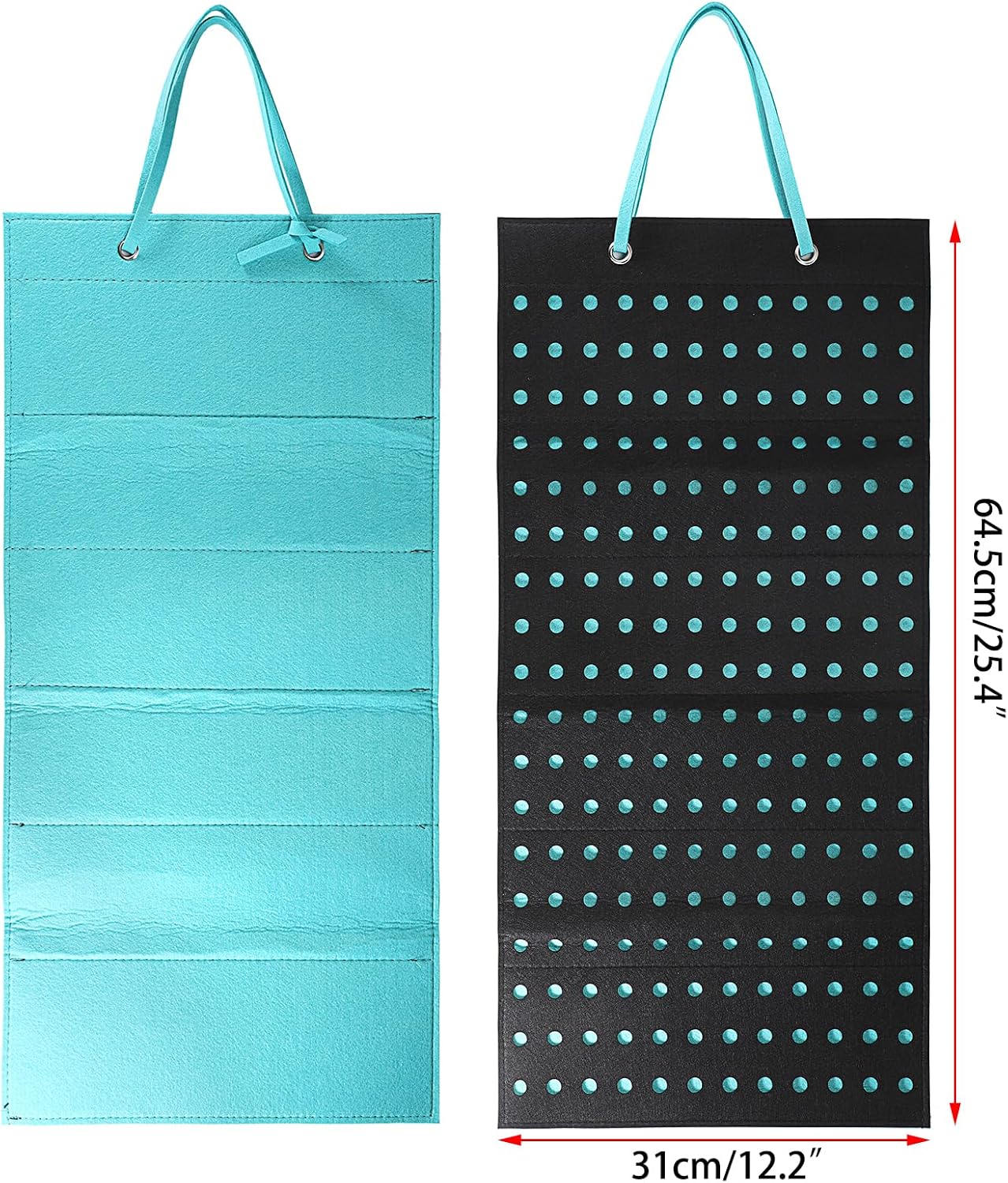 Organiz. dijes zapatos con 216 agujeros para pared