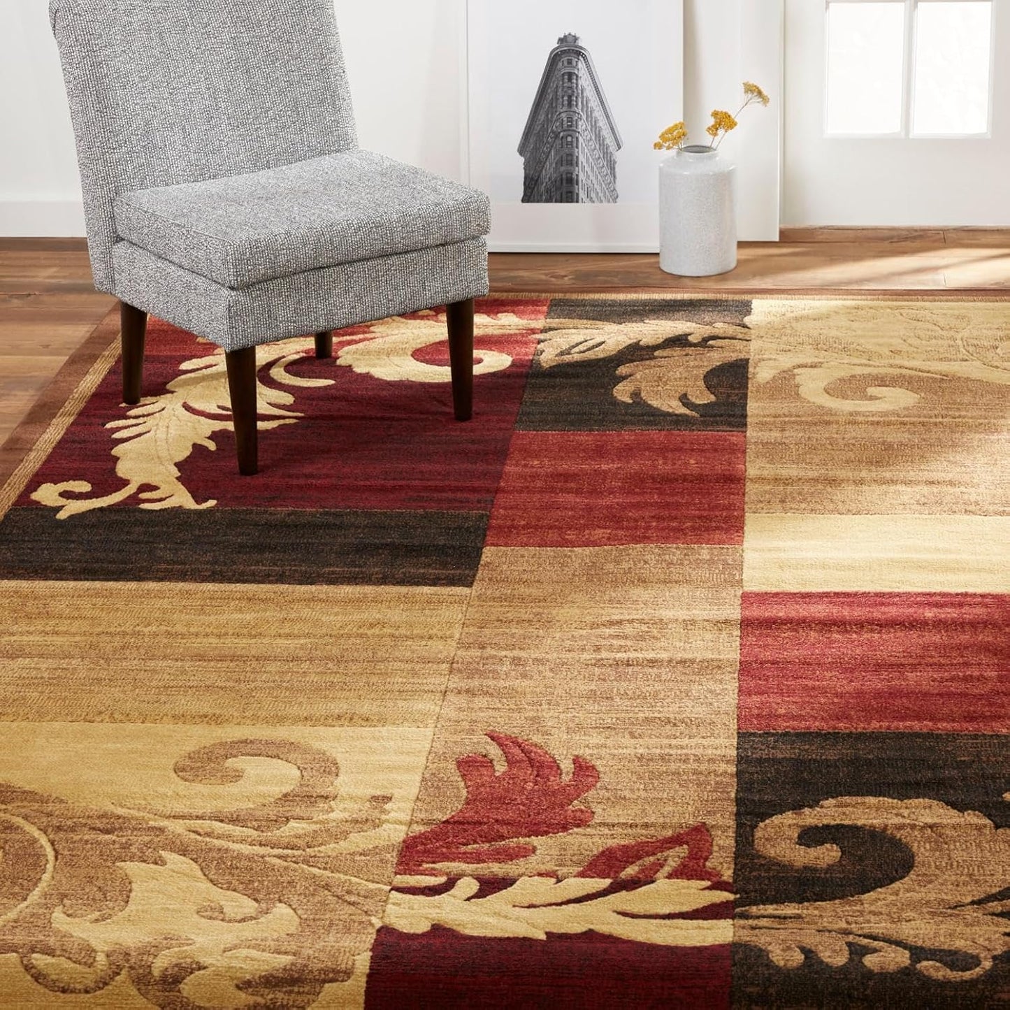 Alfombra moderna para centro de habitación