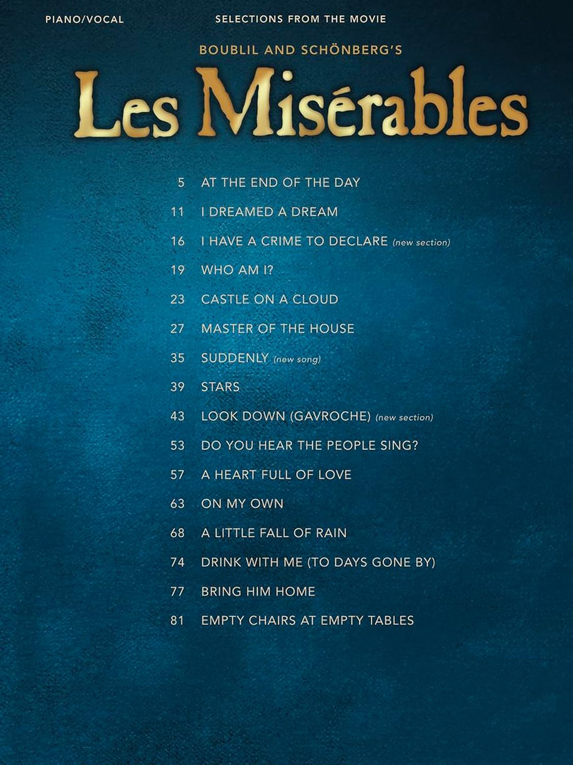 Selección de Les Miserables del filme