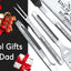 Set herramientas acero inox para regalo papá abuelo