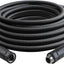 Manguera jardín 5/8pulg IDx30ft rígida duradera color negro