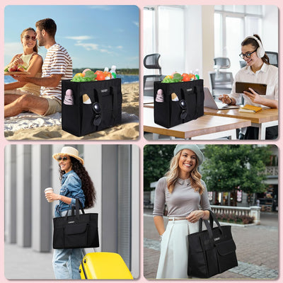 Bolsa playa mujer impermeable con bolsillo húmedo
