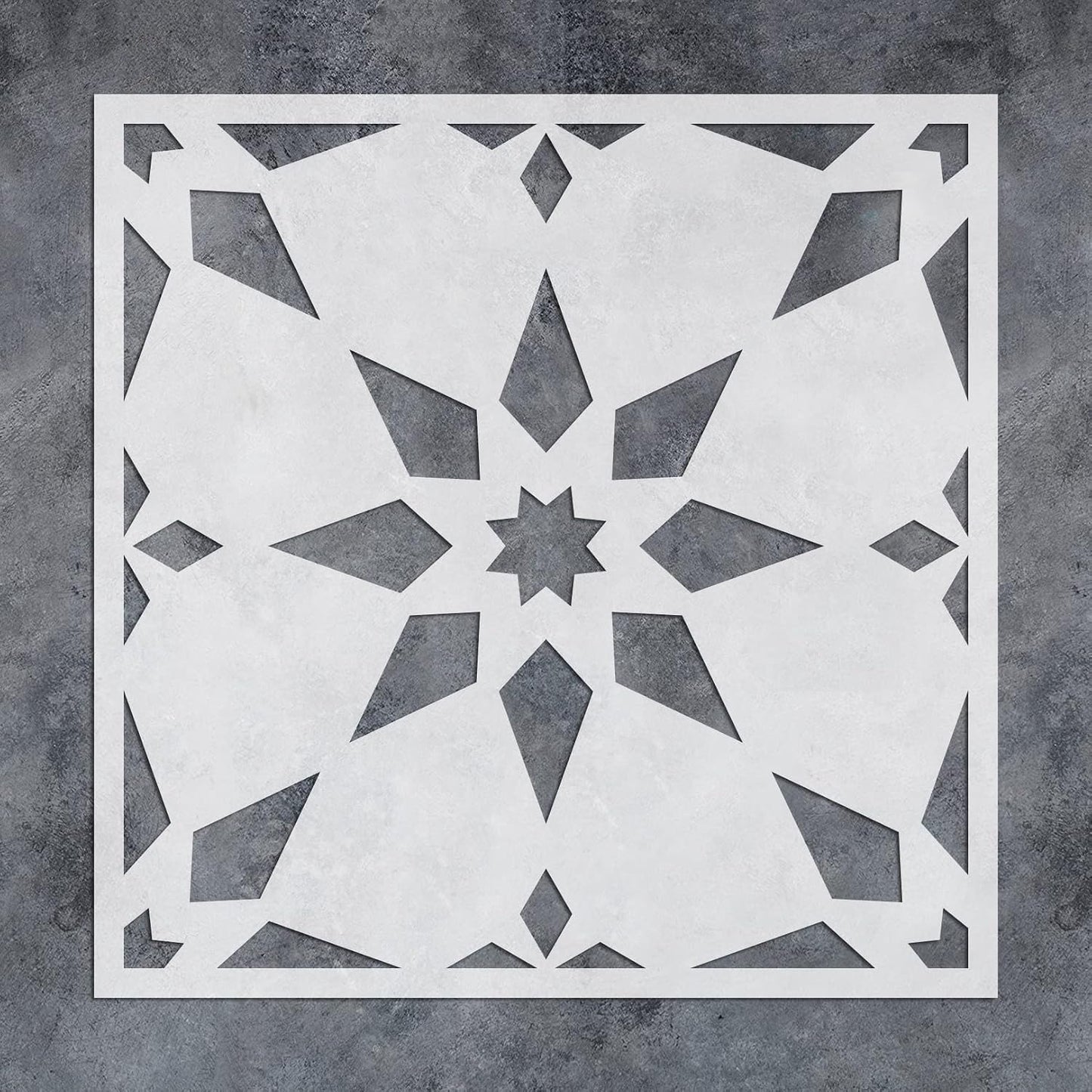 Plantilla joyas 12x12pulg reutilizable para pintar pared