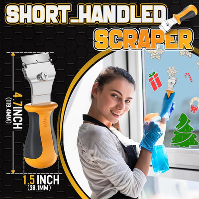 Raspador de cuchillas de afeitar 12uds vidrio para hornos y estufas