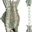 Cadena lluvia de peces 8.5ft 100% cobre azul verde